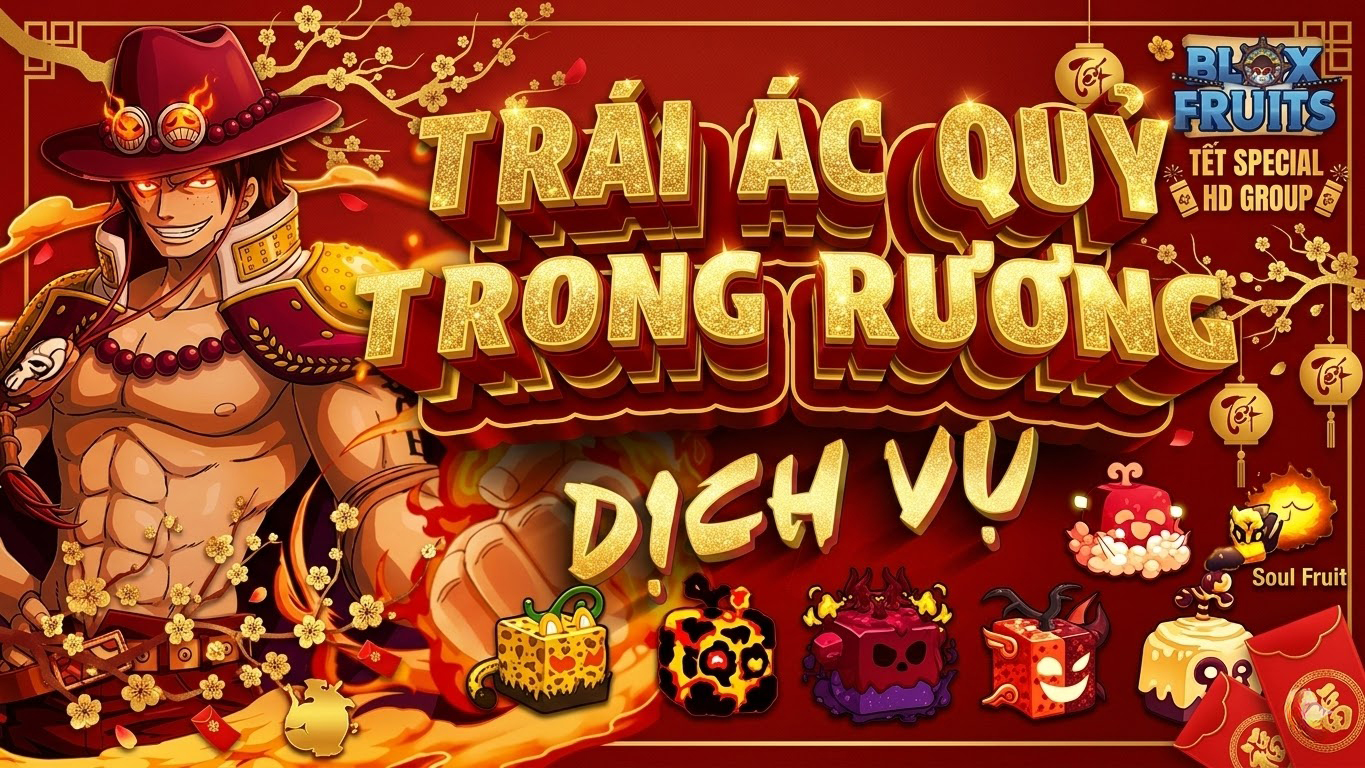 DỊCH VỤ TRÁI ÁC QUỶ TRONG RƯƠNG BLOX FRUITS